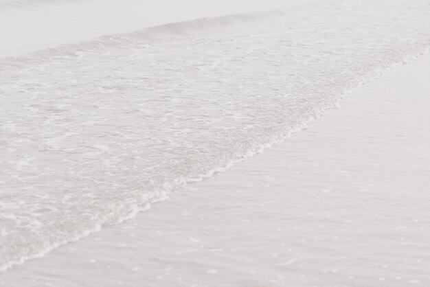 Photo beach background calm and clear water coastline