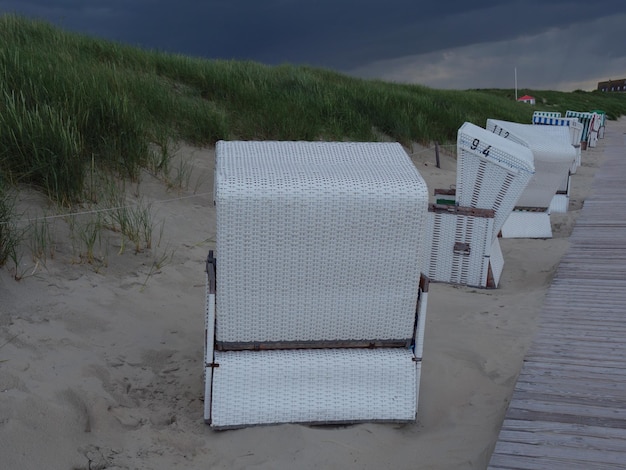 Photo the beach of baltrum