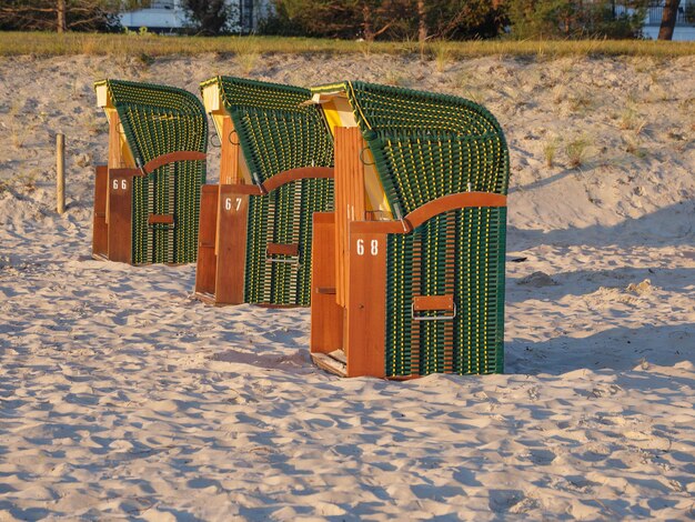 Photo the beach of binz