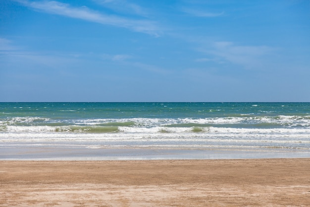 Beach and blue sky