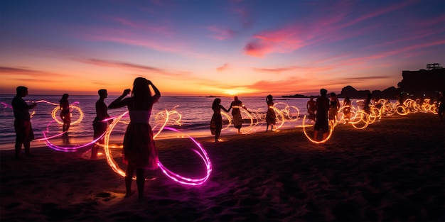 Beach bonefire