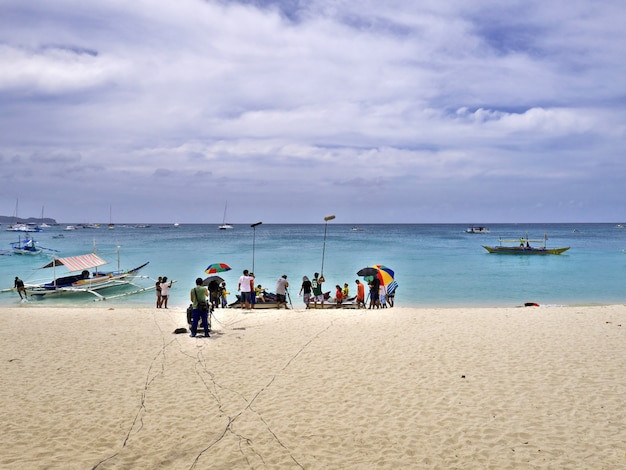 Пляж на острове Боракай, Филиппины