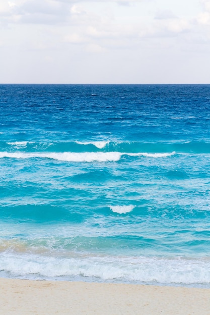 Beach of the Caribbean Sea in daytime.