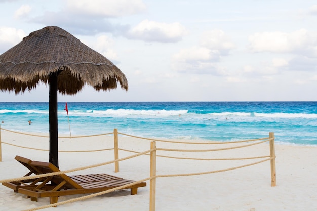 Beach of the Caribbean Sea in daytime.