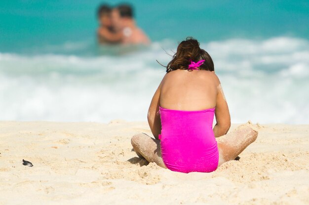 Photo beach of the caribbean sea.