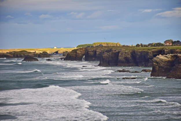 The Beach of the Cathedrals Also known as Holy Waters Beach or As Catedrais this awesome natural monument is located in Galicia in the northwest of Spain