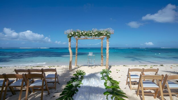 Beach ceremony barefoot and blissful