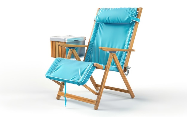 내장된 냉각기 생성 A가 있는 해변 의자