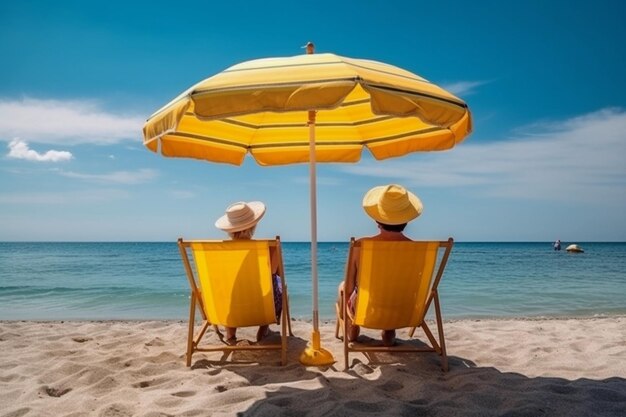 Photo beach chair