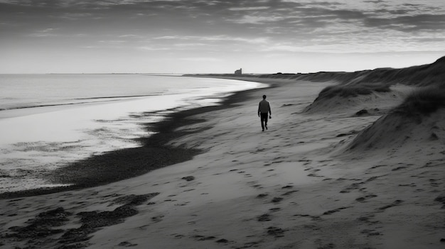 Beach Coast Art Composition In Bw Photography By Adams And Vogu