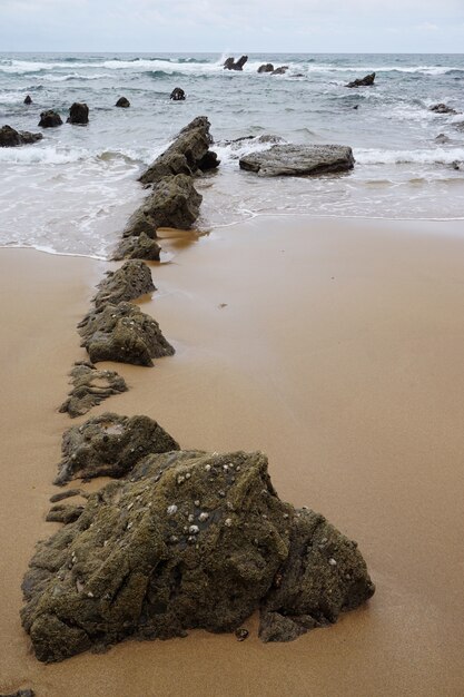 the beach in the coast        