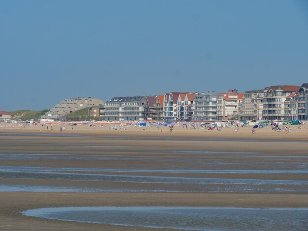 Photo the beach of de haan