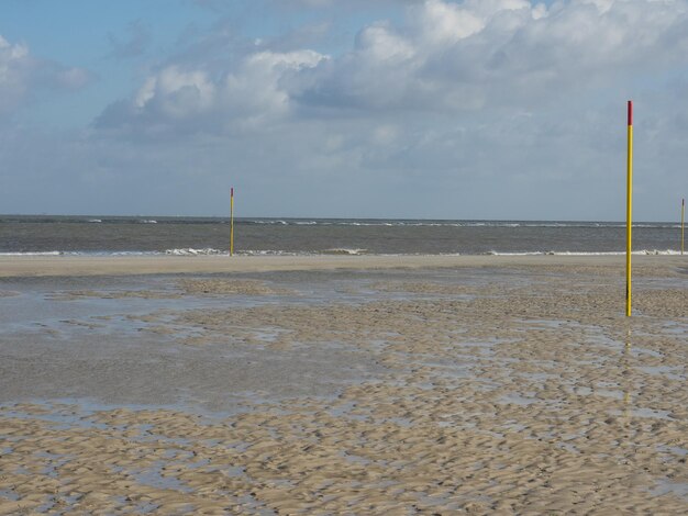 Photo beach and dunes of spiekeroog