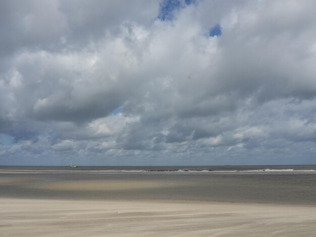 Photo beach and dunes of spiekeroog