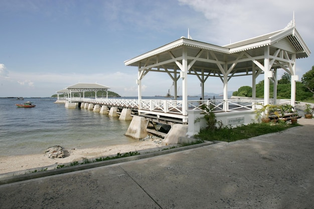 The beach in front of the house