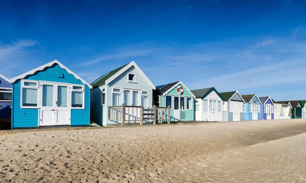 Beach Huts at Mudeford Spit