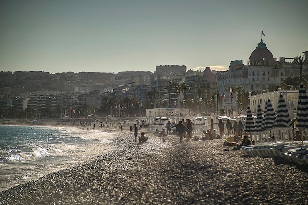 Beach life in Nice