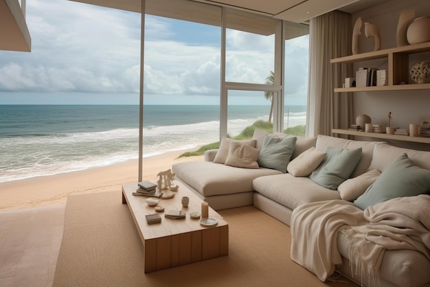 Beach living on Sea view