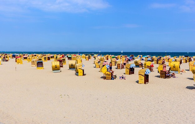 Beach in Lubeck Travemunde Travemunde SchleswigHolstein Germany