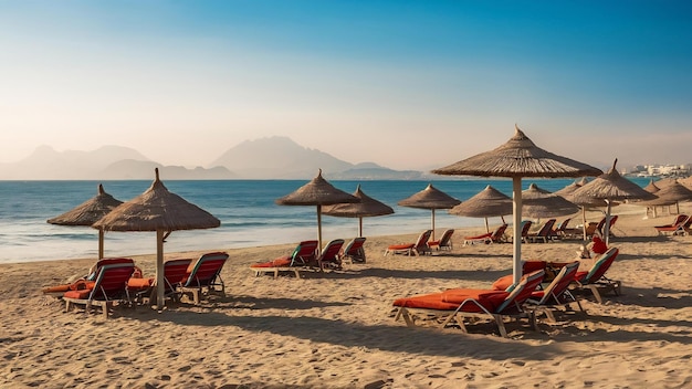 Beach at the luxury hotel sharm el sheikh egypt