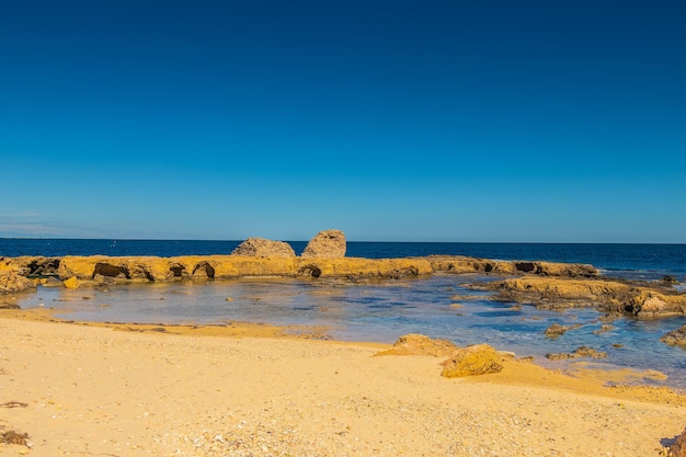 The Beach of Mahdia City in Tunisia