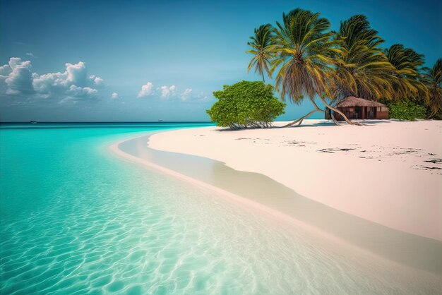 a beach in Maldives