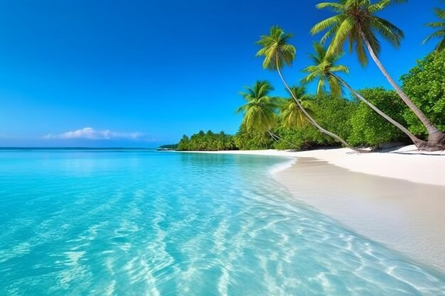 A beach in the maldives