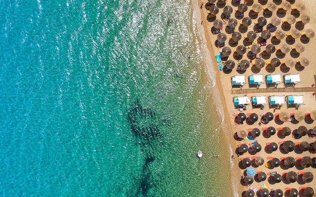 Beach at Nea Roda at Chalkidiki, Greece