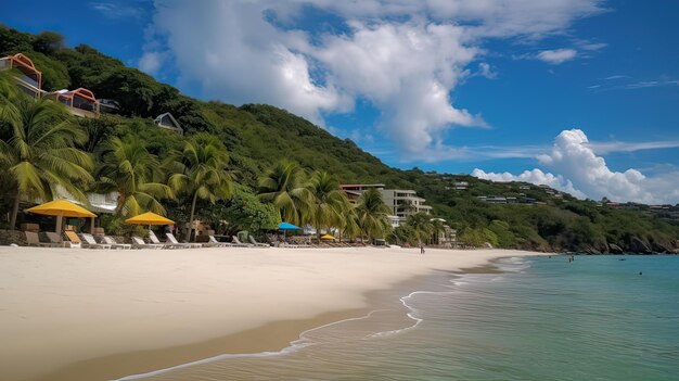 A beach at or near the hotel