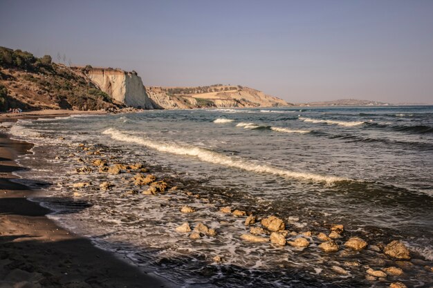 Beach near Licata in southern Sicily