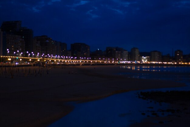 Beach at night