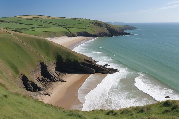 Photo beach nr rame head cornwall