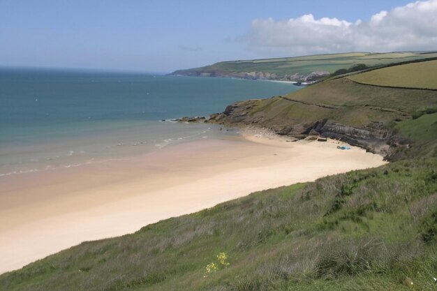 Photo beach nr rame head cornwall