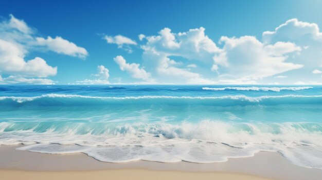 Beach and Ocean Background