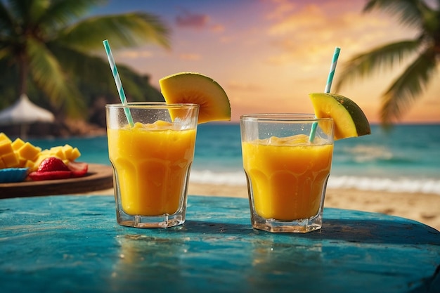 Beach Party Toast Mango sap