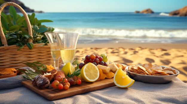 Beach Picnics and Barbecues background