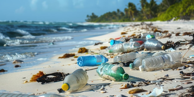 Beach pollution