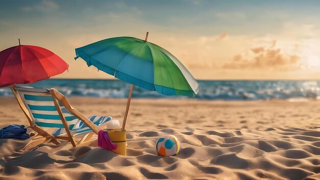 Beach product background