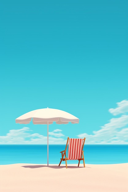 Beach Relax Illustration