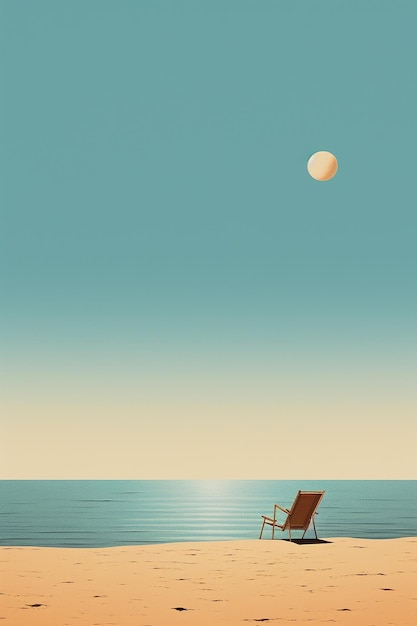 Beach Relax Illustration