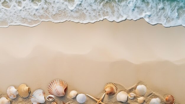 Beach Sand Seashells