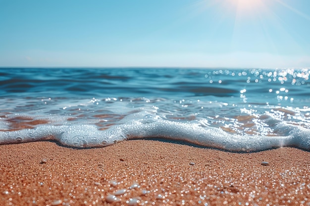 砂浜と海の風景 プロの写真