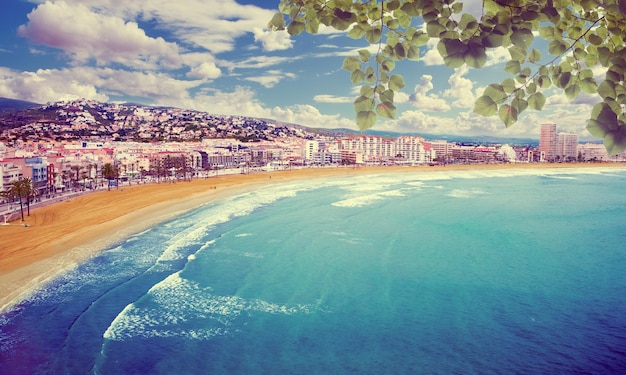 Beach scenery Coast at Spain