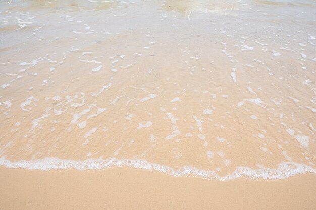 Beach and sea waves