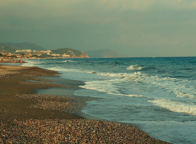 Beach and sea xA