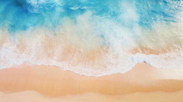 Beach summer flat abstract top view