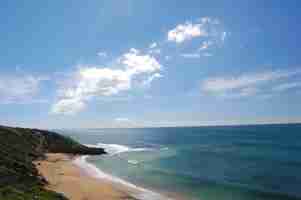 Photo beach in the summer