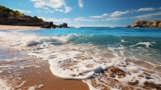 beach in the summer