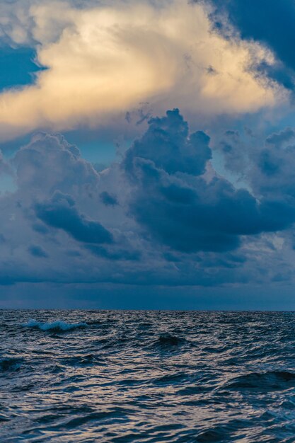 Photo beach sunset