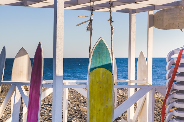 Noleggio di tavole da surf in spiaggia ricreazione in spiaggia